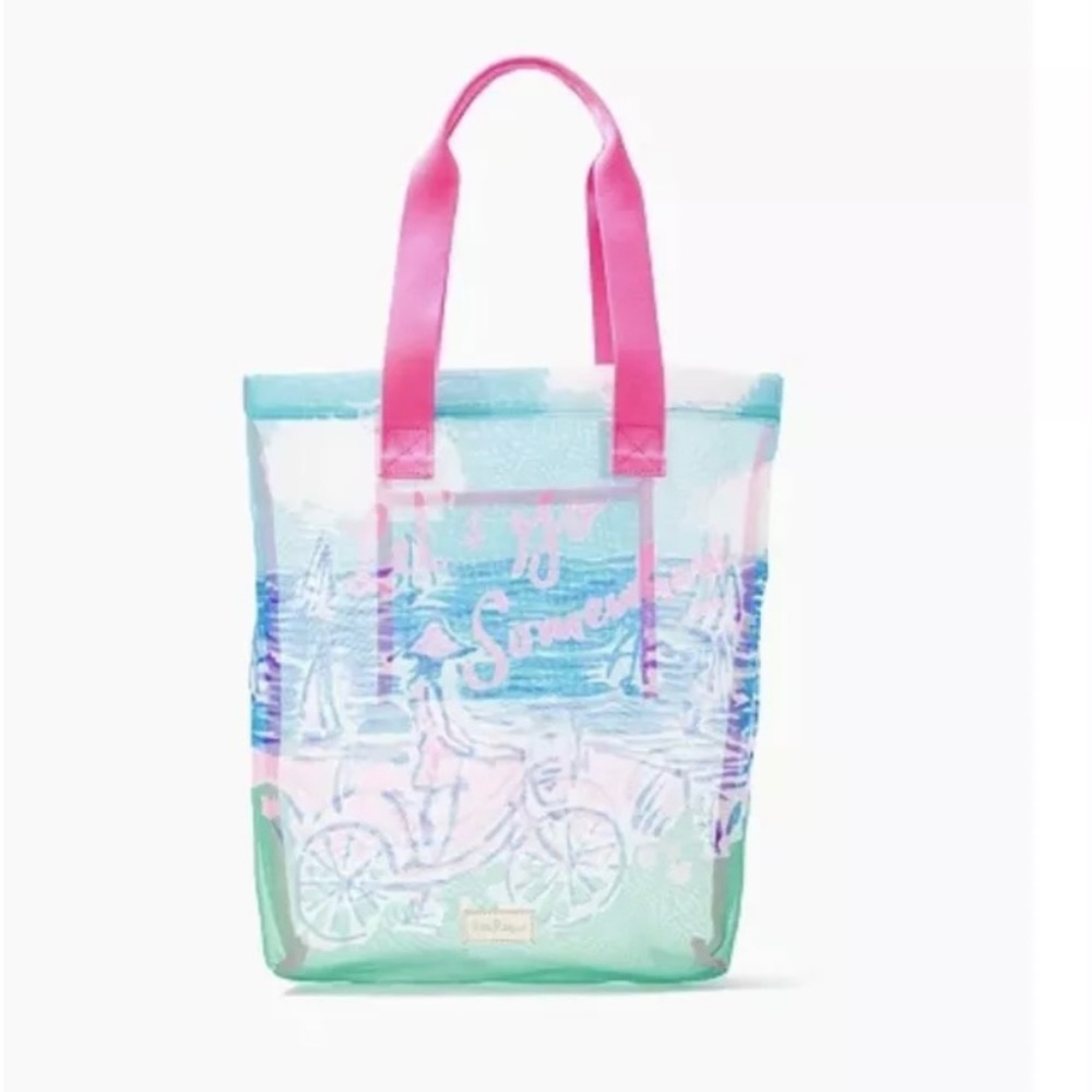 LILLY PULITZER NWT MESH SHOPPER GWP Sealed